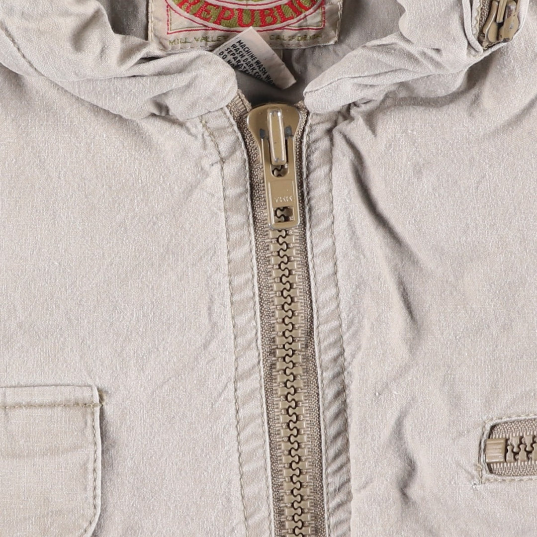 80'S Banana Republic Safari Vest Men's Size L Vintage cotton Khaki type beige Vintage Second Hand