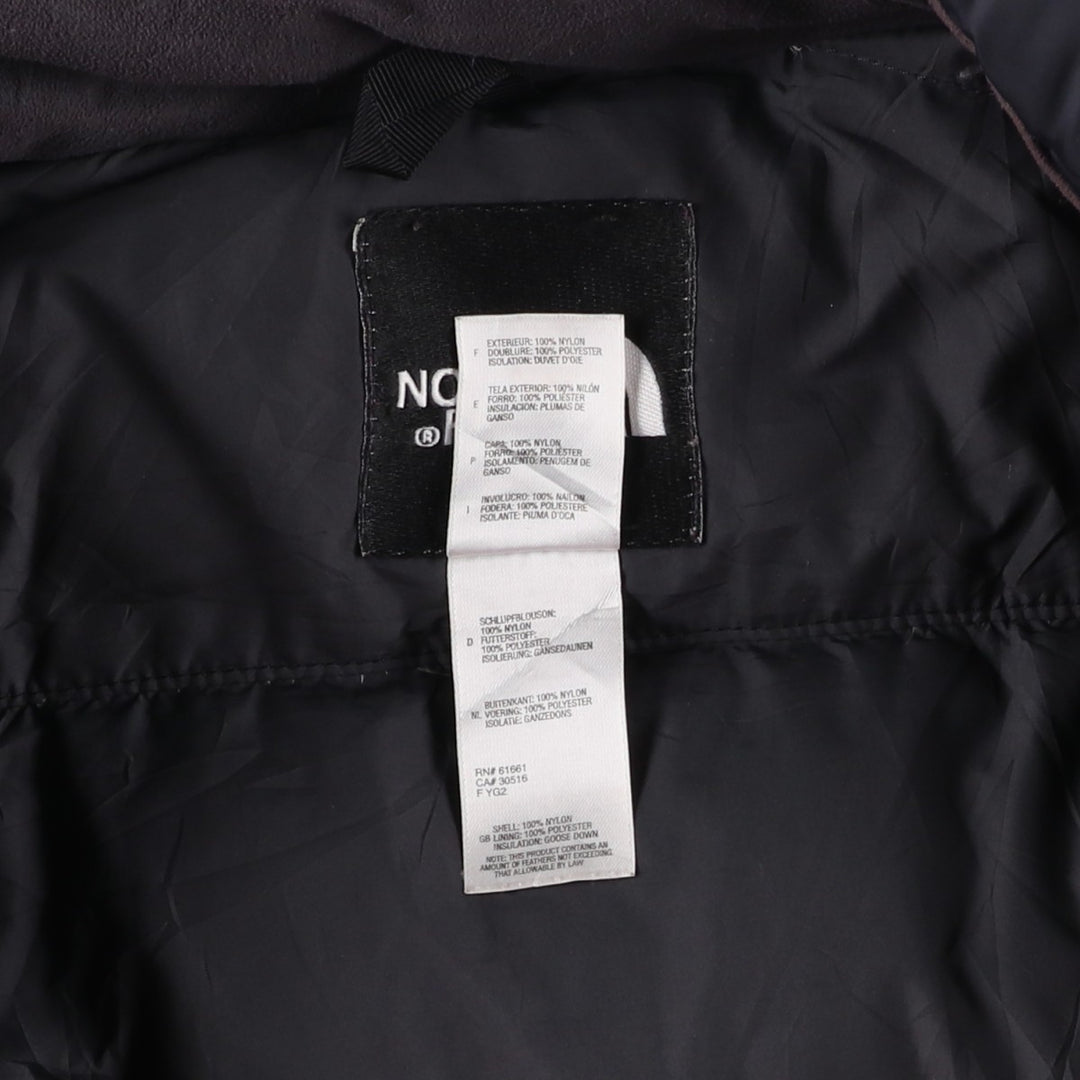 The North Face 550 Fill Power Goose Down Jacket, Men's Size M Nylon black type Vintage Second Hand
