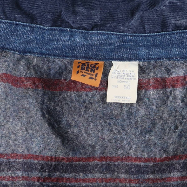 Vintage 70s-80'S Wrangler Big Ben denim coverall, made in the USA, men's size XXL cotton blue type Vintage Second Hand