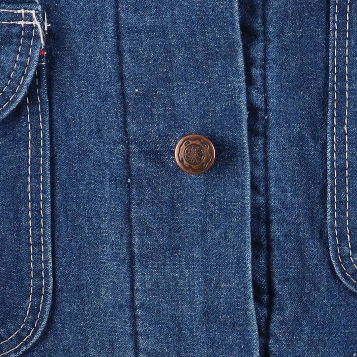 Vintage 70s-80'S Wrangler Big Ben denim coverall, made in the USA, men's size XXL cotton blue type Vintage Second Hand