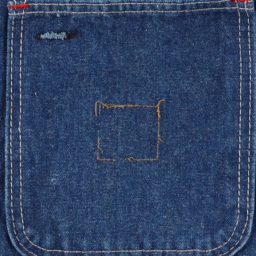Vintage 70s-80'S Wrangler Big Ben denim coverall, made in the USA, men's size XXL cotton blue type Vintage Second Hand