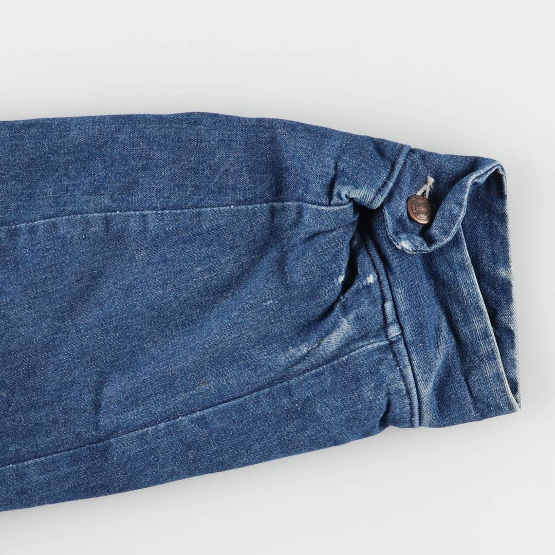 Vintage 70s-80'S Wrangler Big Ben denim coverall, made in the USA, men's size XXL cotton blue type Vintage Second Hand