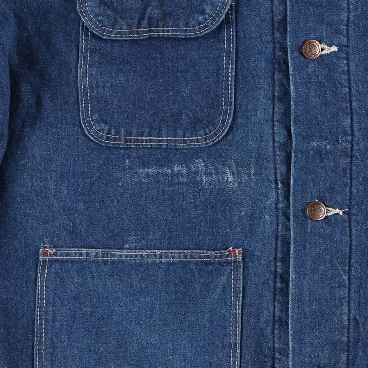 Vintage 70s-80'S Wrangler Big Ben denim coverall, made in the USA, men's size XXL cotton blue type Vintage Second Hand