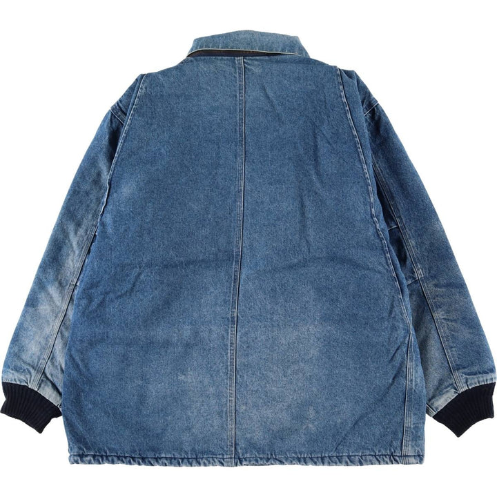 Osh Kosh Vintage Padded Denim Coveralls, Men's XL unclear blue type Vintage Second Hand