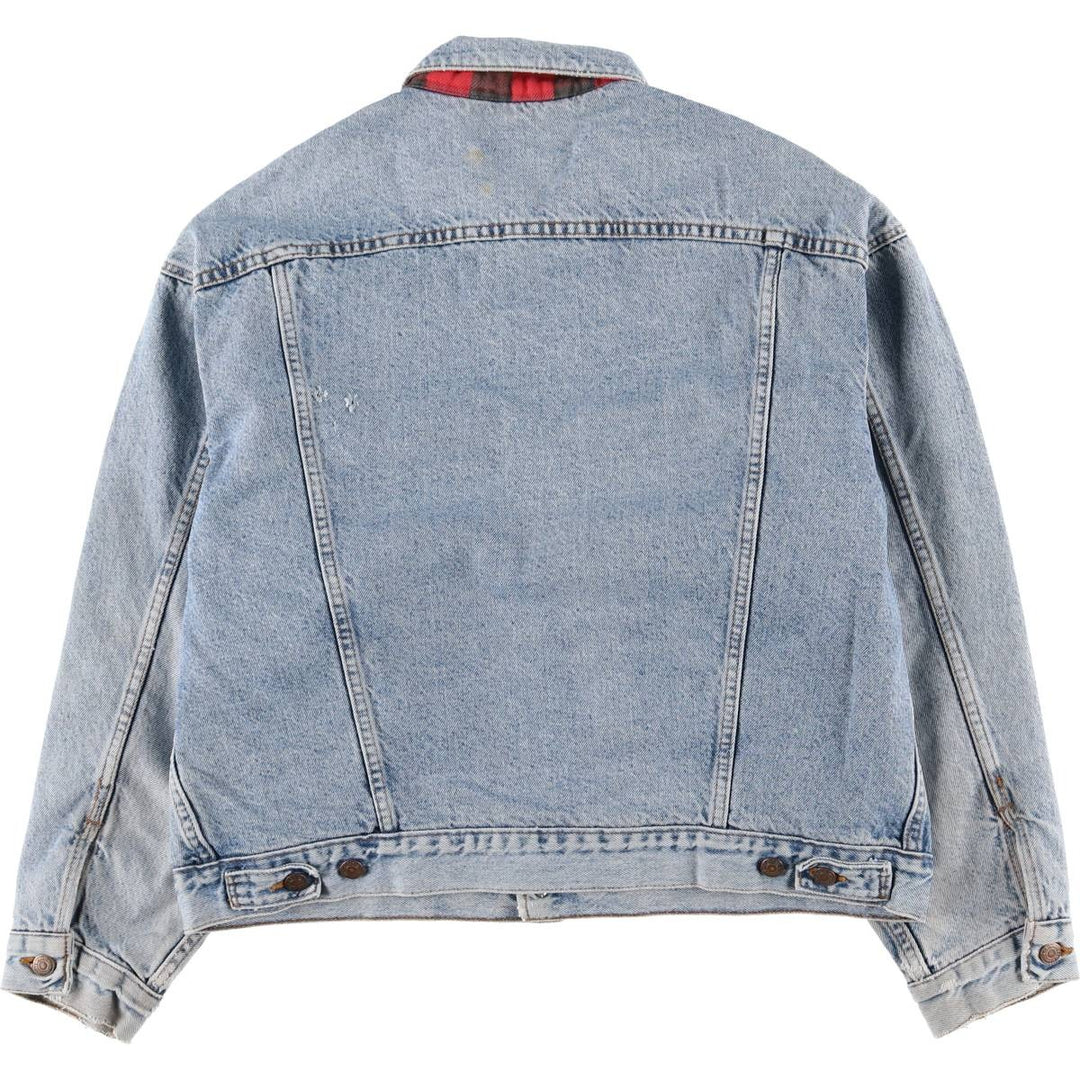 Vintage 80s-90'S Levi's 70417-0814 denim jacket, made in the USA, size XL, men's cotton blue type Vintage Second Hand