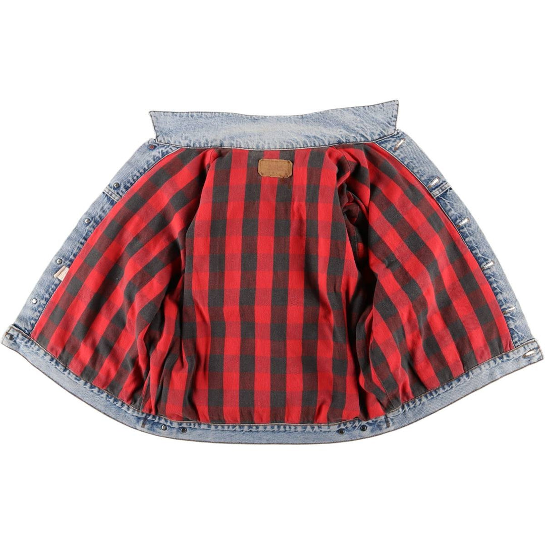 Vintage 80s-90'S Levi's 70417-0814 denim jacket, made in the USA, size XL, men's cotton blue type Vintage Second Hand