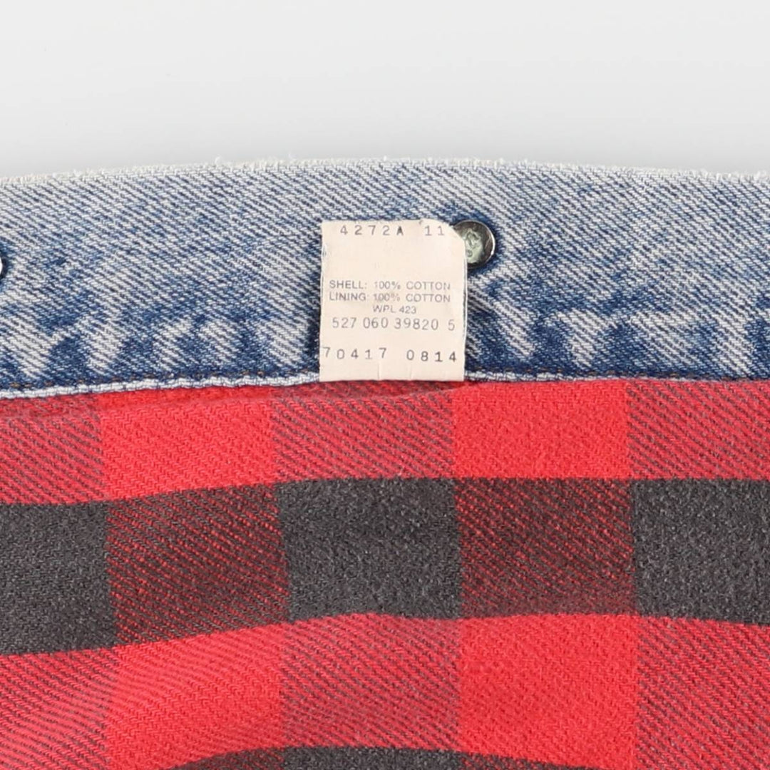 Vintage 80s-90'S Levi's 70417-0814 denim jacket, made in the USA, size XL, men's cotton blue type Vintage Second Hand