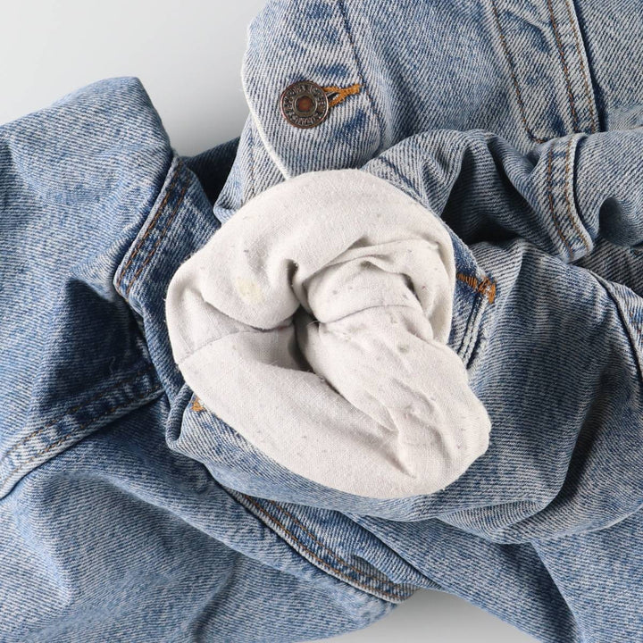 Vintage 80s-90'S Levi's 70417-0814 denim jacket, made in the USA, size XL, men's cotton blue type Vintage Second Hand