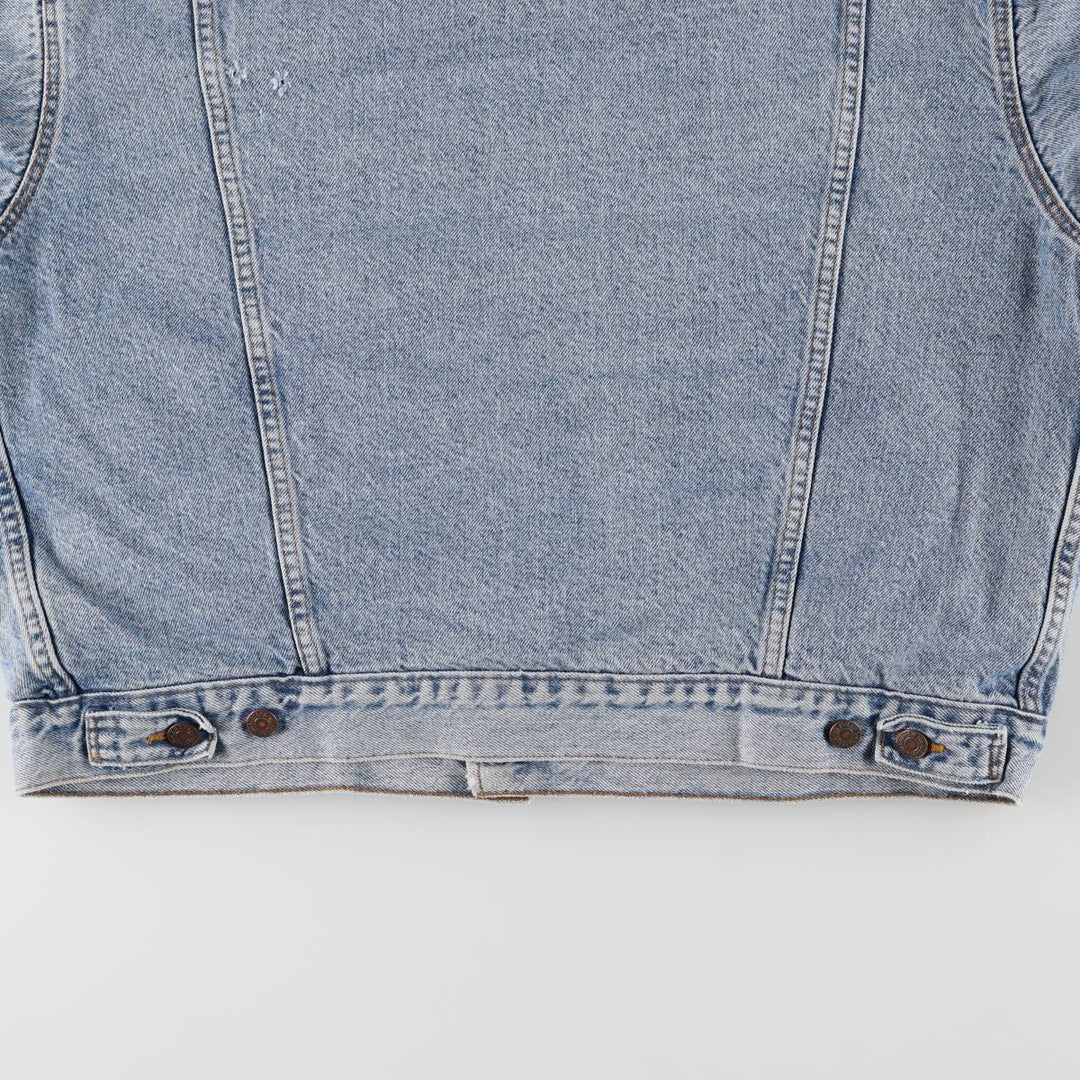 Vintage 80s-90'S Levi's 70417-0814 denim jacket, made in the USA, size XL, men's cotton blue type Vintage Second Hand