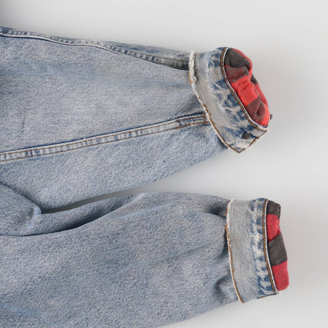 Vintage 80s-90'S Levi's 70417-0814 denim jacket, made in the USA, size XL, men's cotton blue type Vintage Second Hand