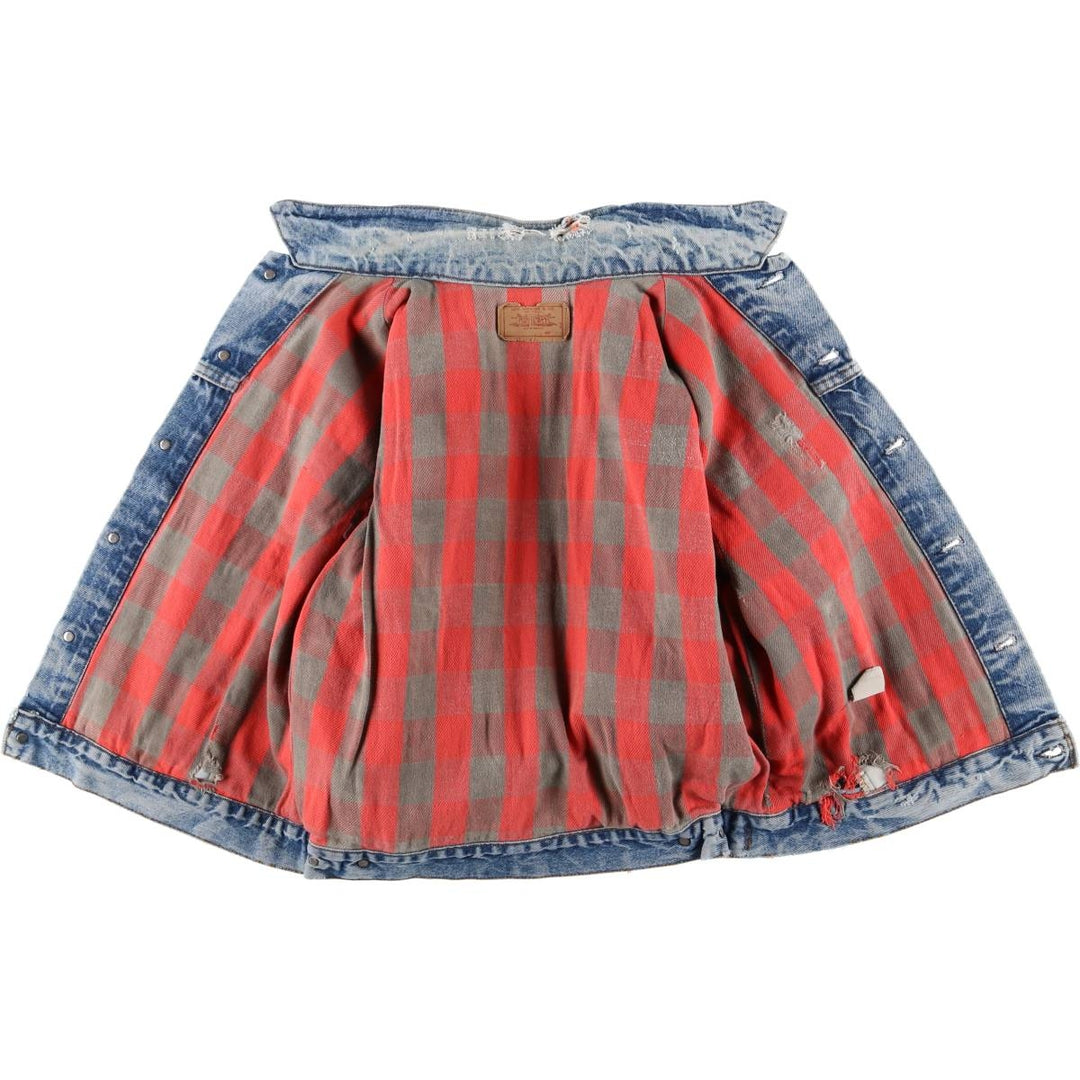 Vintage 1980'S Levi's 70411-0816 denim jacket, made in the USA, size M. cotton blue type Vintage Second Hand