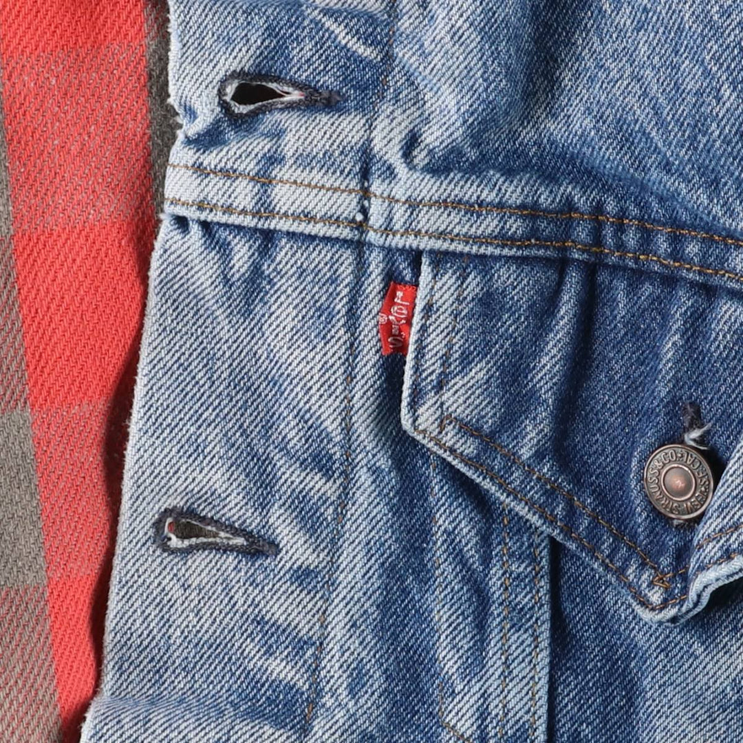 Vintage 1980'S Levi's 70411-0816 denim jacket, made in the USA, size M. cotton blue type Vintage Second Hand