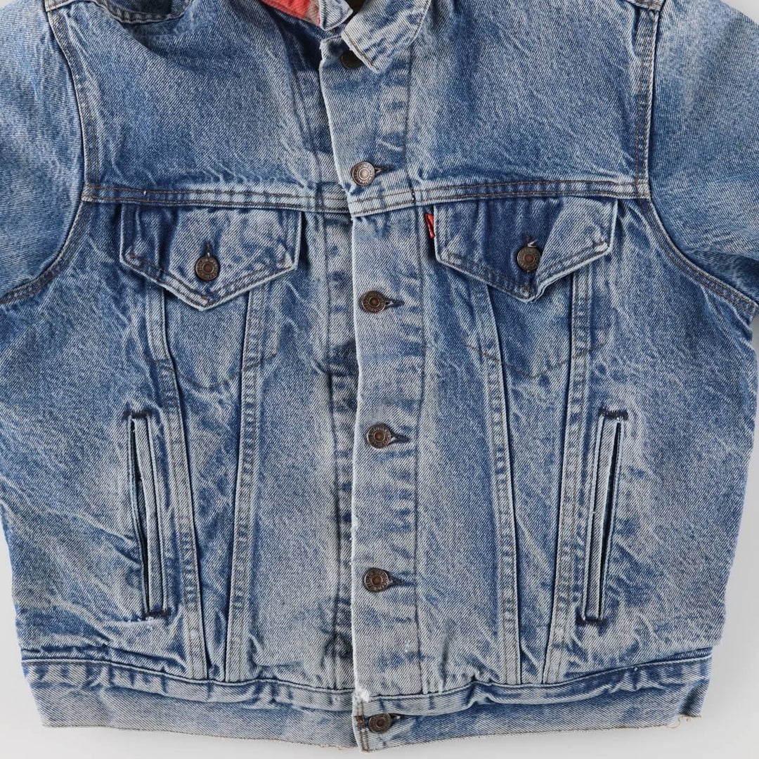 Vintage 1980'S Levi's 70411-0816 denim jacket, made in the USA, size M. cotton blue type Vintage Second Hand