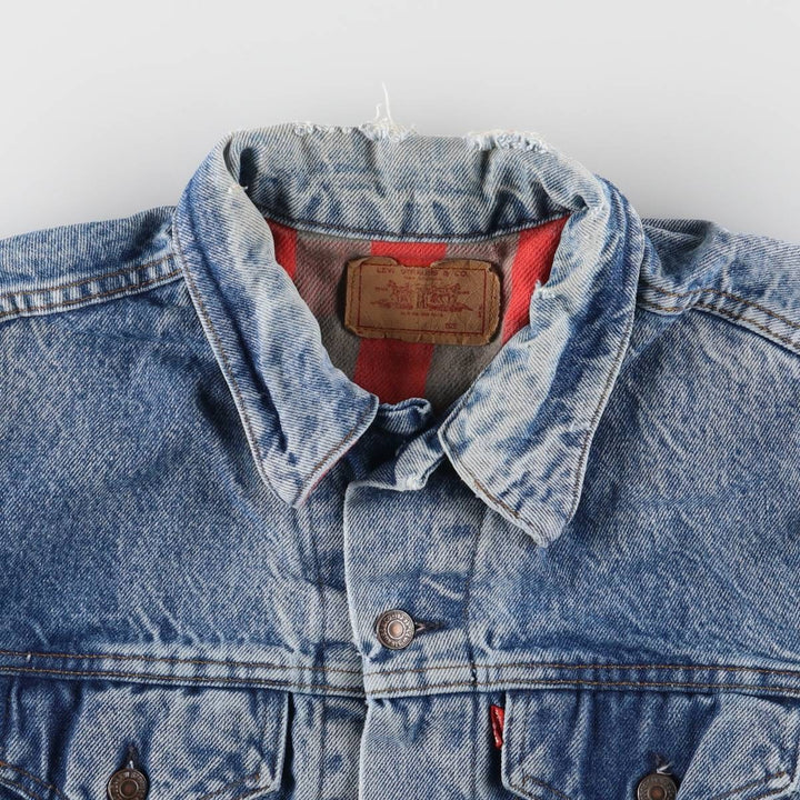 Vintage 1980'S Levi's 70411-0816 denim jacket, made in the USA, size M. cotton blue type Vintage Second Hand