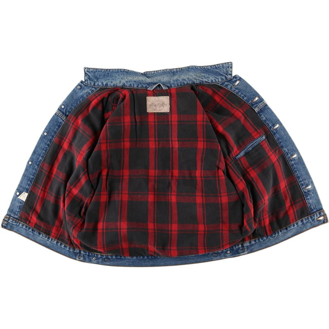 90'S Levi's Denim Jacket, Men's Size XL, Vintage cotton blue type Vintage Second Hand