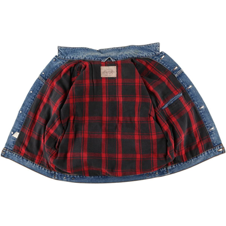 90'S Levi's Denim Jacket, Men's Size XL, Vintage cotton blue type Vintage Second Hand