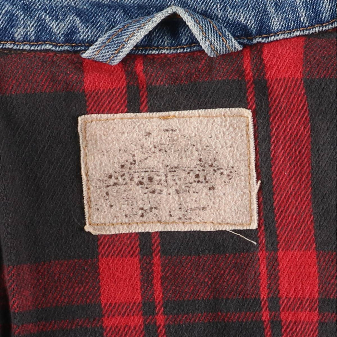 90'S Levi's Denim Jacket, Men's Size XL, Vintage cotton blue type Vintage Second Hand