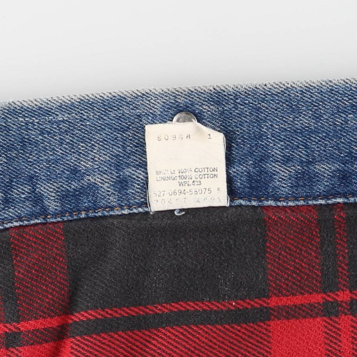 90'S Levi's Denim Jacket, Men's Size XL, Vintage cotton blue type Vintage Second Hand