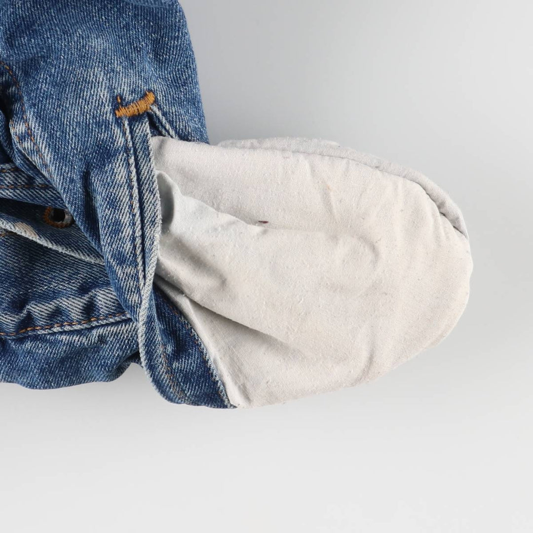 90'S Levi's Denim Jacket, Men's Size XL, Vintage cotton blue type Vintage Second Hand