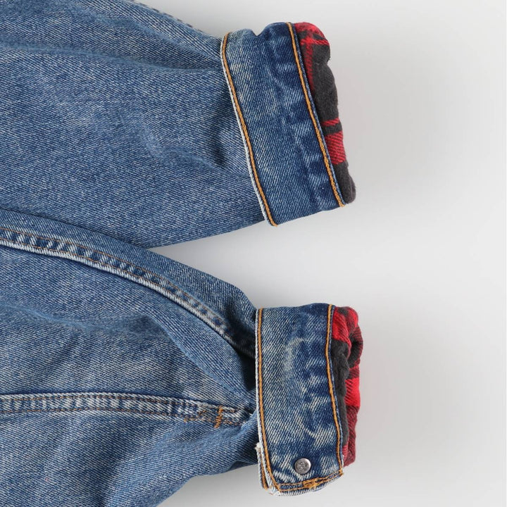 90'S Levi's Denim Jacket, Men's Size XL, Vintage cotton blue type Vintage Second Hand