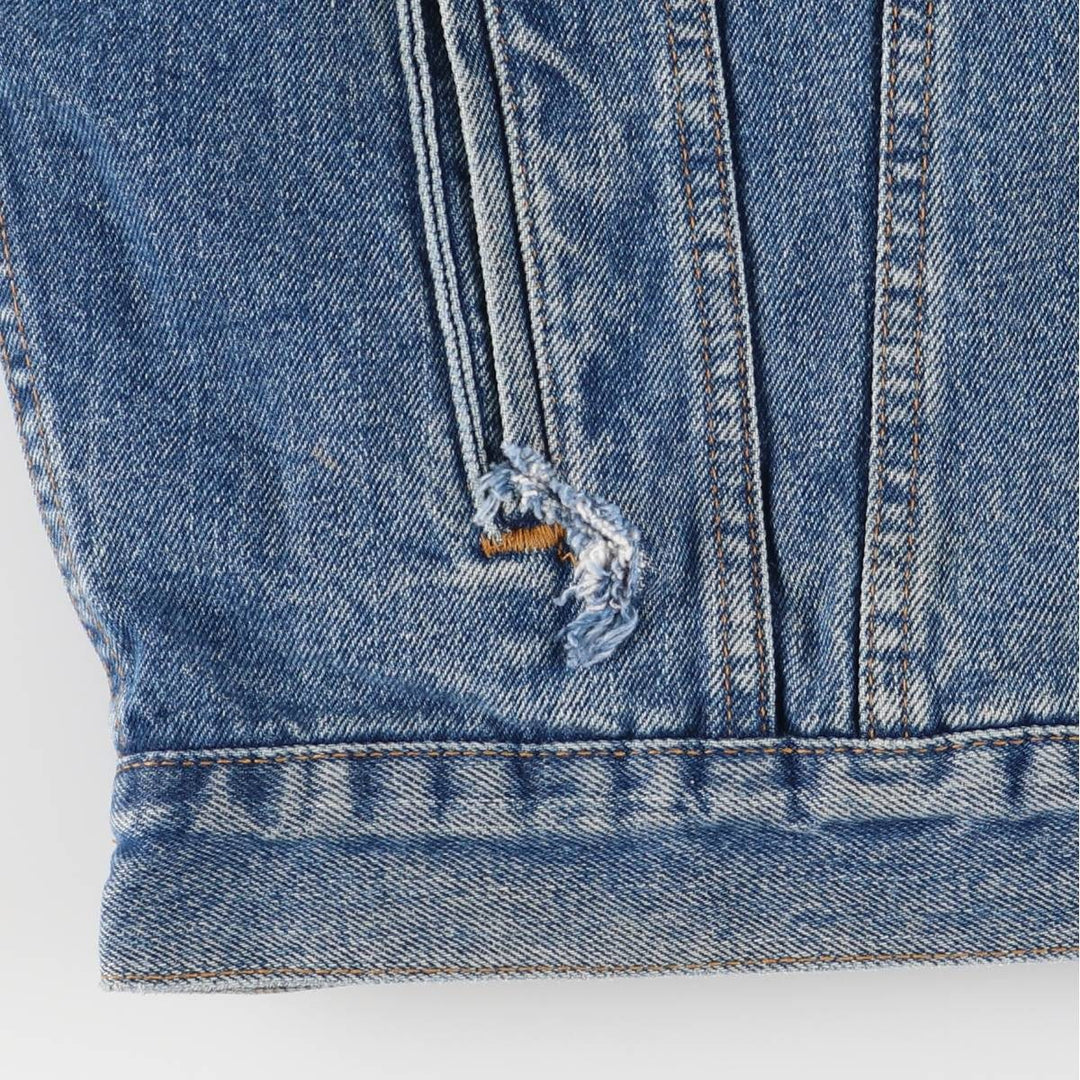 90'S Levi's Denim Jacket, Men's Size XL, Vintage cotton blue type Vintage Second Hand
