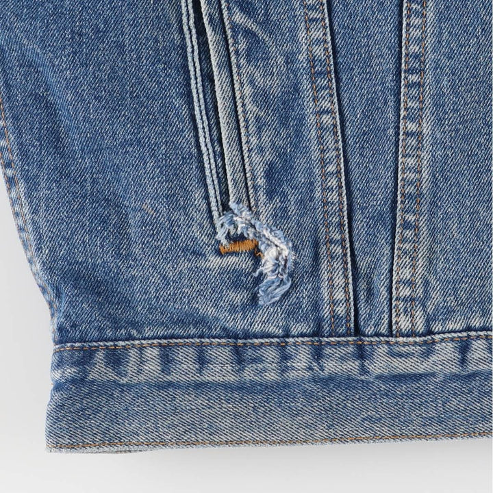90'S Levi's Denim Jacket, Men's Size XL, Vintage cotton blue type Vintage Second Hand