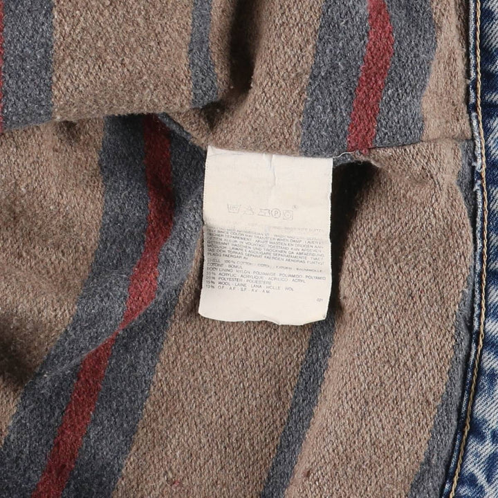 90'S Levi's 70605-0216 Denim Jacket, Men's Size Medium, Vintage cotton blue type Vintage Second Hand