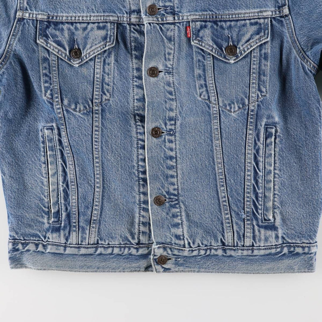 90'S Levi's 70605-0216 Denim Jacket, Men's Size Medium, Vintage cotton blue type Vintage Second Hand