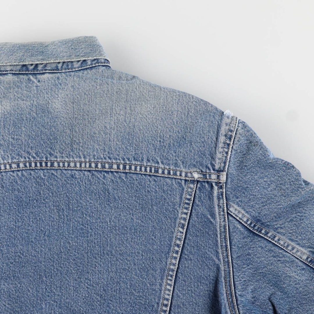 90'S Levi's 70605-0216 Denim Jacket, Men's Size Medium, Vintage cotton blue type Vintage Second Hand