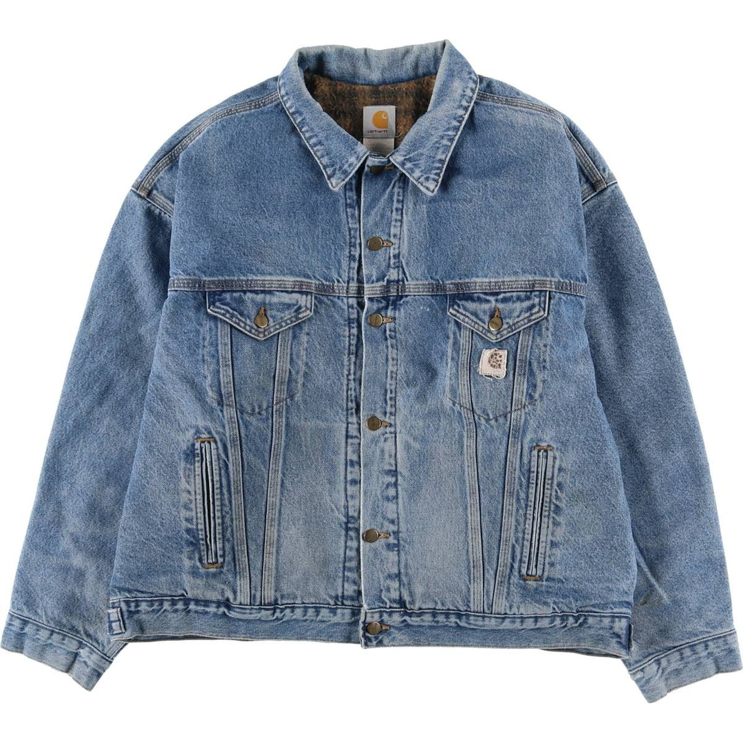 Carhartt denim jacket, men's size XXL unclear blue type Vintage Second Hand