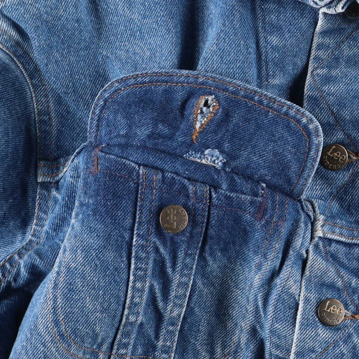 Vintage Lee denim jacket from the 1980'S to 1990s, size XL, for men unclear blue type Vintage Second Hand