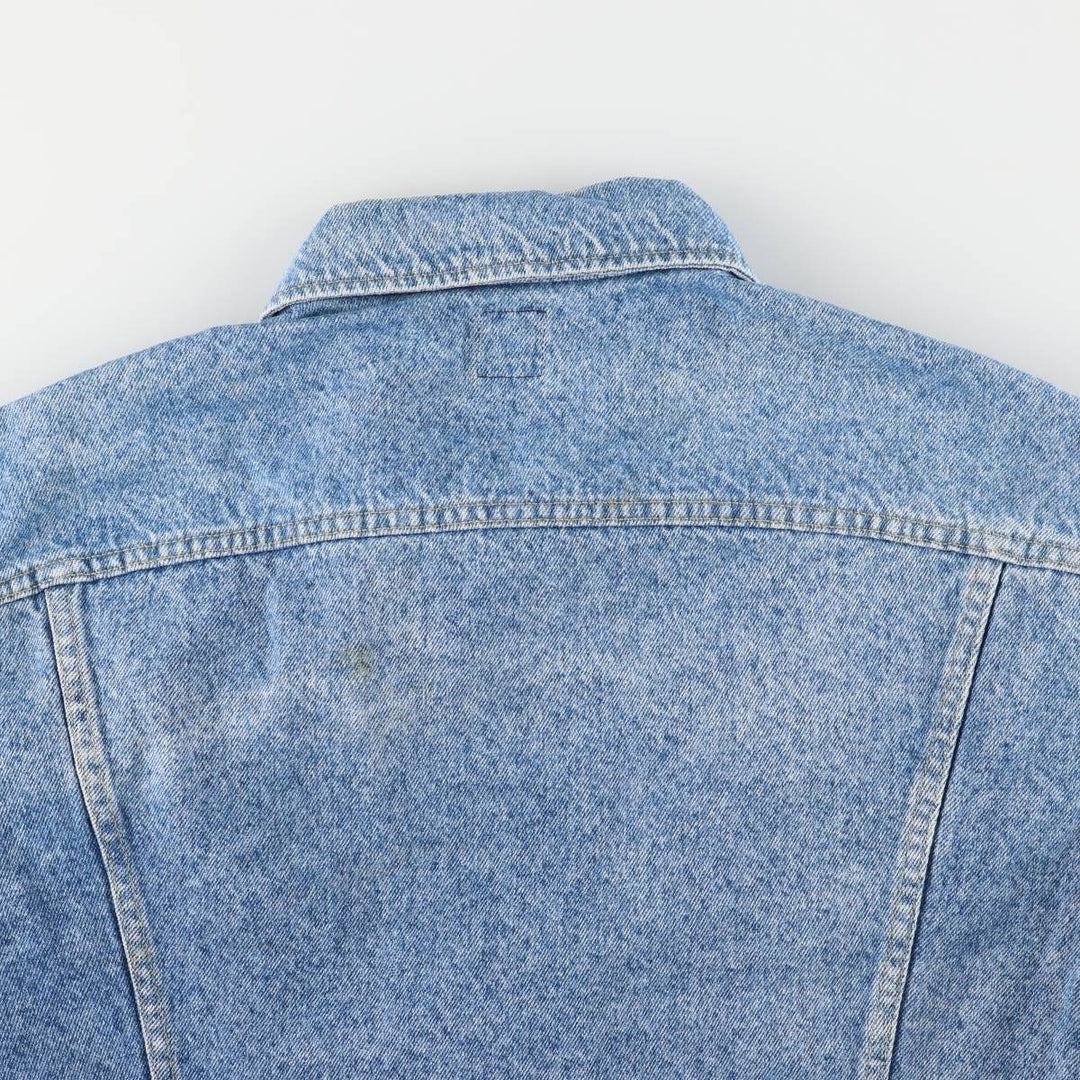 Vintage Lee denim jacket from the 1980'S to 1990s, made in the USA, men's size XXL cotton blue type Vintage Second Hand