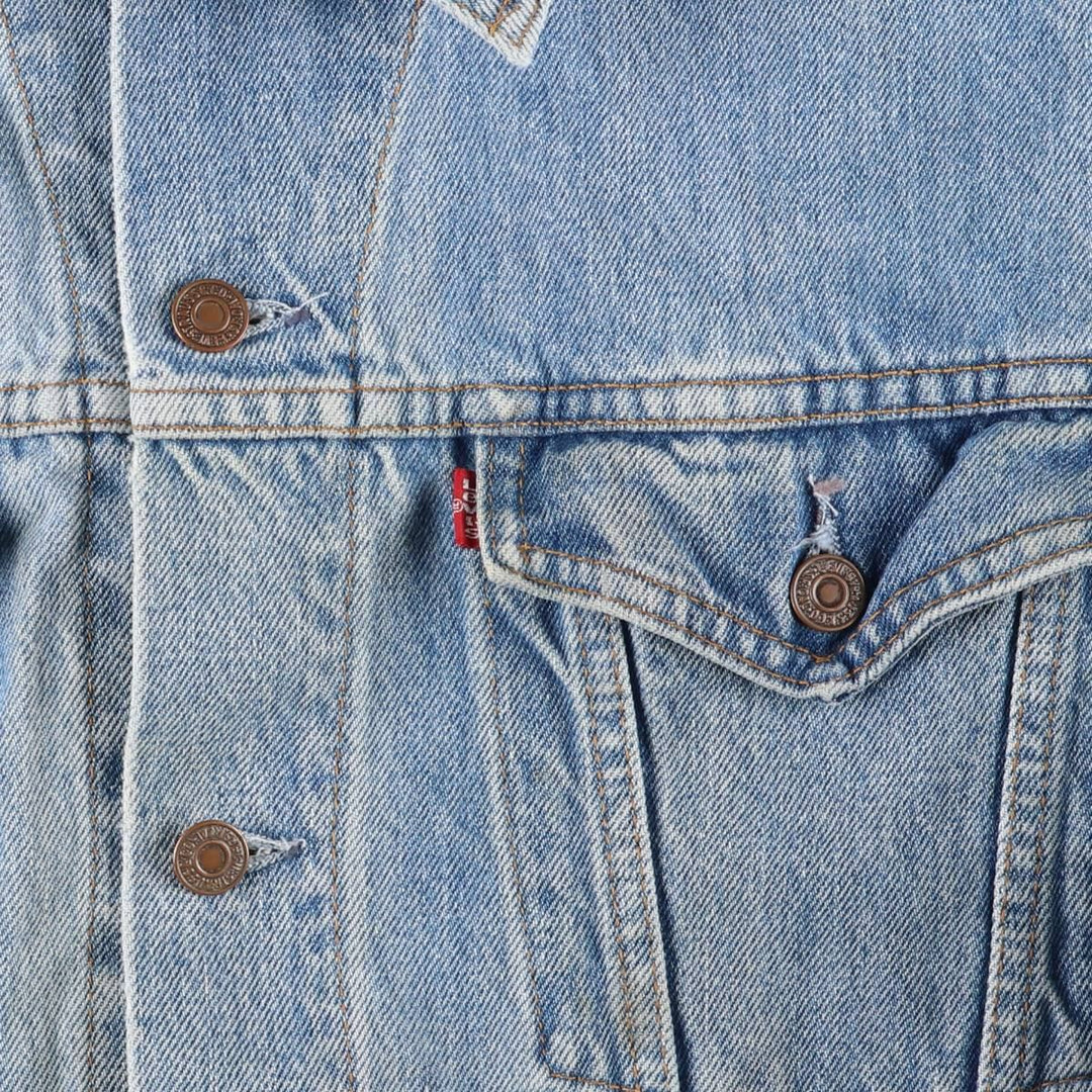 Levi's denim jacket, made in Canada, men's size M cotton blue type Vintage Second Hand