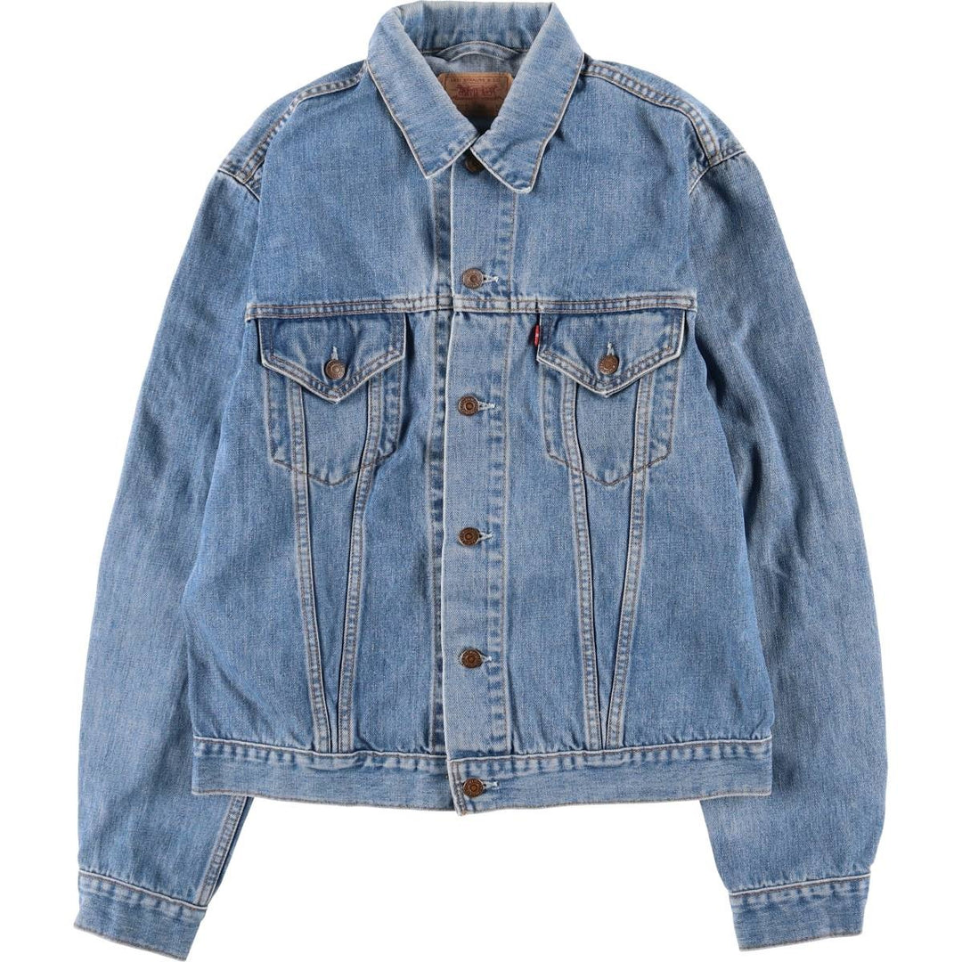 2000'S Levi's Euro Model Denim Jacket, Men's Size XL cotton blue type Vintage Second Hand