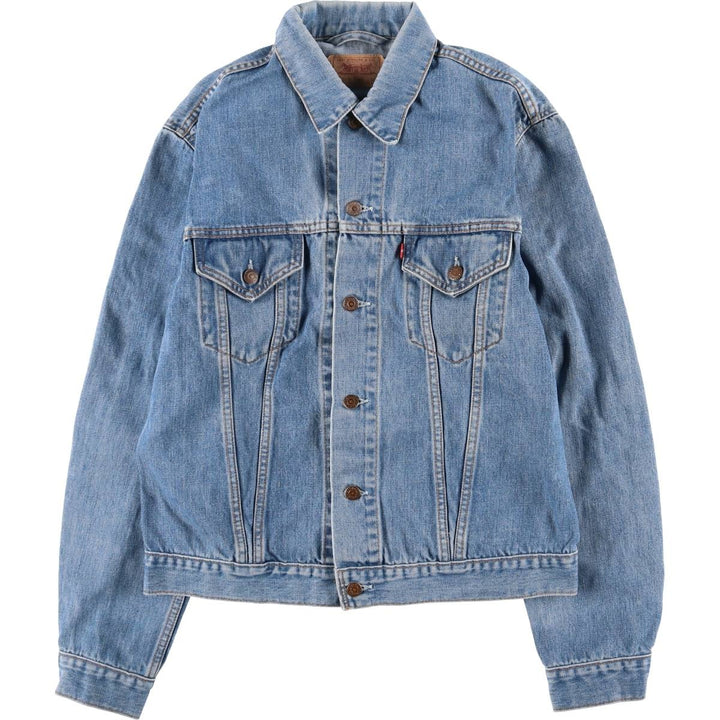 2000'S Levi's Euro Model Denim Jacket, Men's Size XL cotton blue type Vintage Second Hand