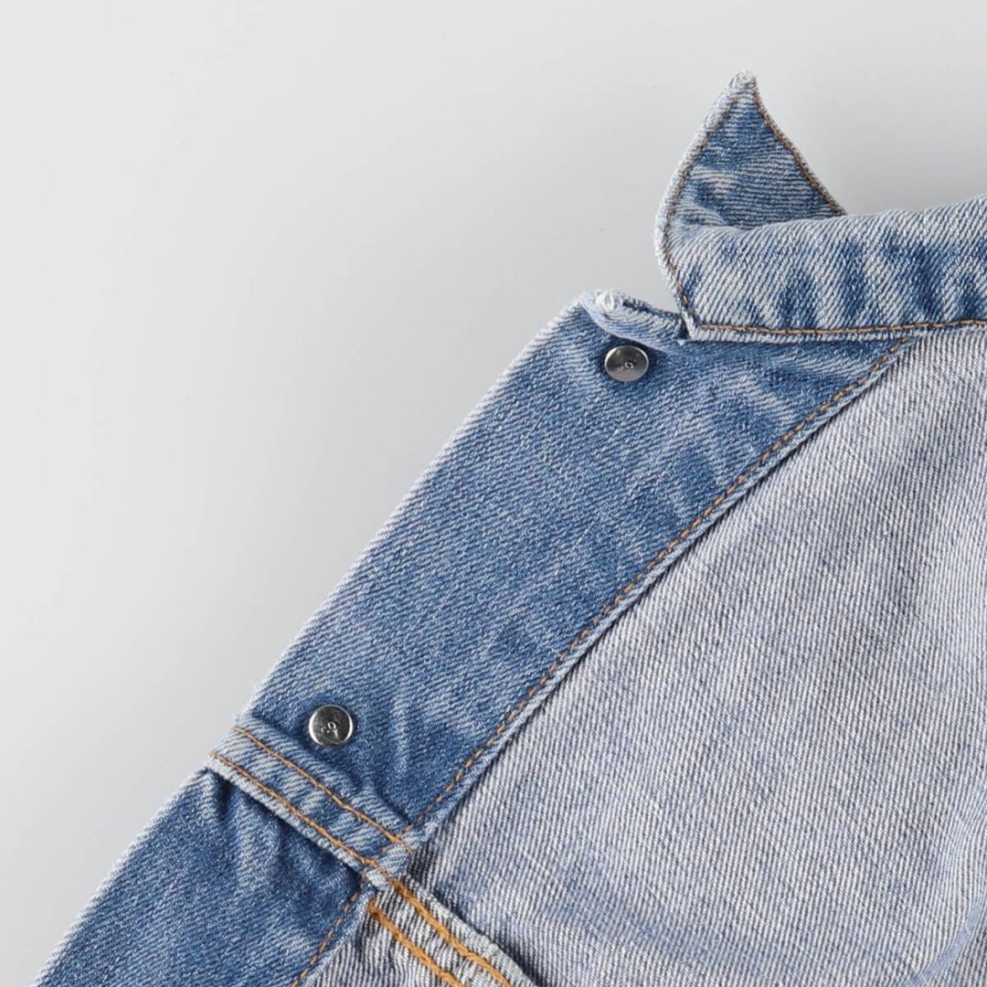 2000'S Levi's Euro Model Denim Jacket, Men's Size XL cotton blue type Vintage Second Hand