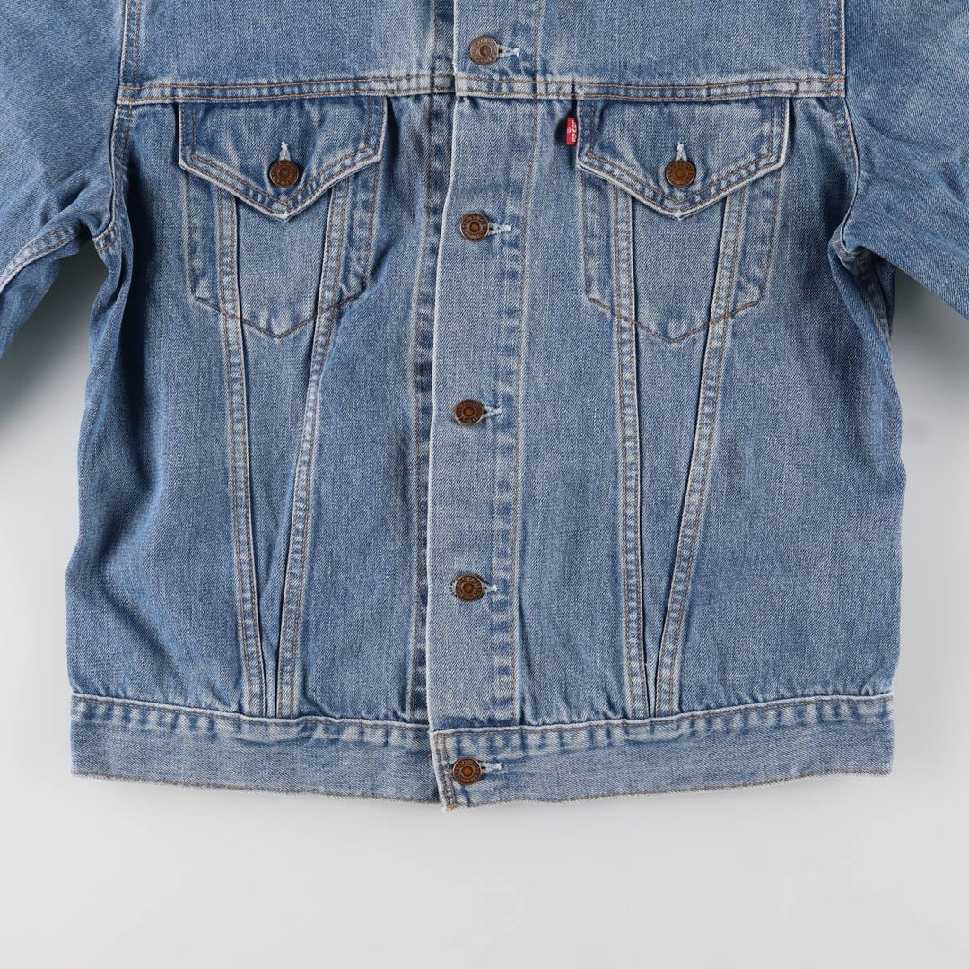 2000'S Levi's Euro Model Denim Jacket, Men's Size XL cotton blue type Vintage Second Hand