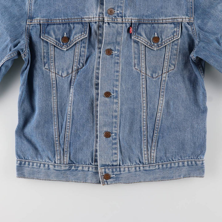 2000'S Levi's Euro Model Denim Jacket, Men's Size XL cotton blue type Vintage Second Hand