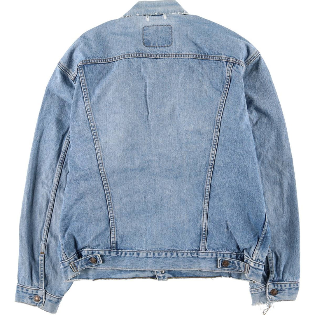 90'S Levi's 70503-0216 Denim Jacket, Men's Size XL, Vintage cotton blue type Vintage Second Hand