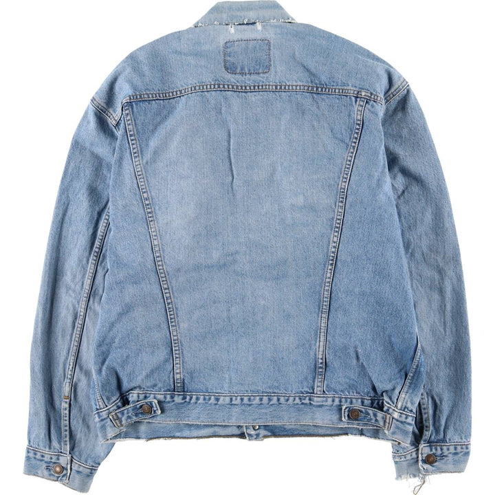 90'S Levi's 70503-0216 Denim Jacket, Men's Size XL, Vintage cotton blue type Vintage Second Hand