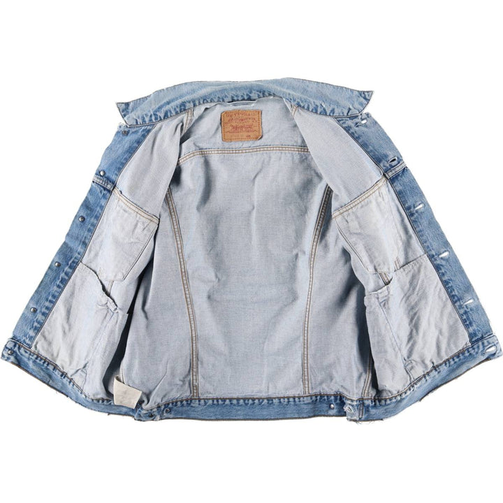 90'S Levi's 70503-0216 Denim Jacket, Men's Size XL, Vintage cotton blue type Vintage Second Hand