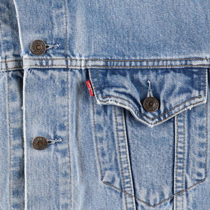 90'S Levi's 70503-0216 Denim Jacket, Men's Size XL, Vintage cotton blue type Vintage Second Hand