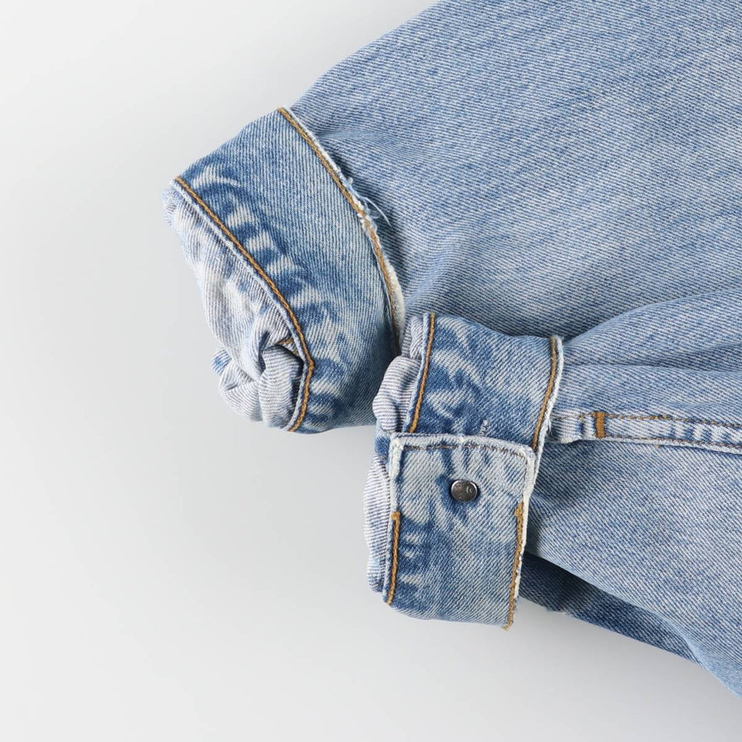 90'S Levi's 70503-0216 Denim Jacket, Men's Size XL, Vintage cotton blue type Vintage Second Hand