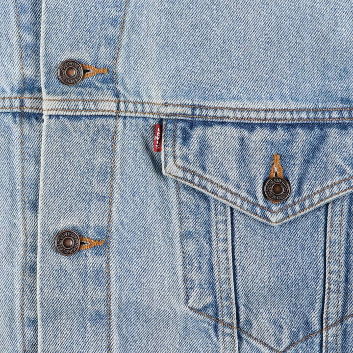 Levi's denim jacket, denim jacket, men's size XL unclear Blue type light blue Vintage Second Hand