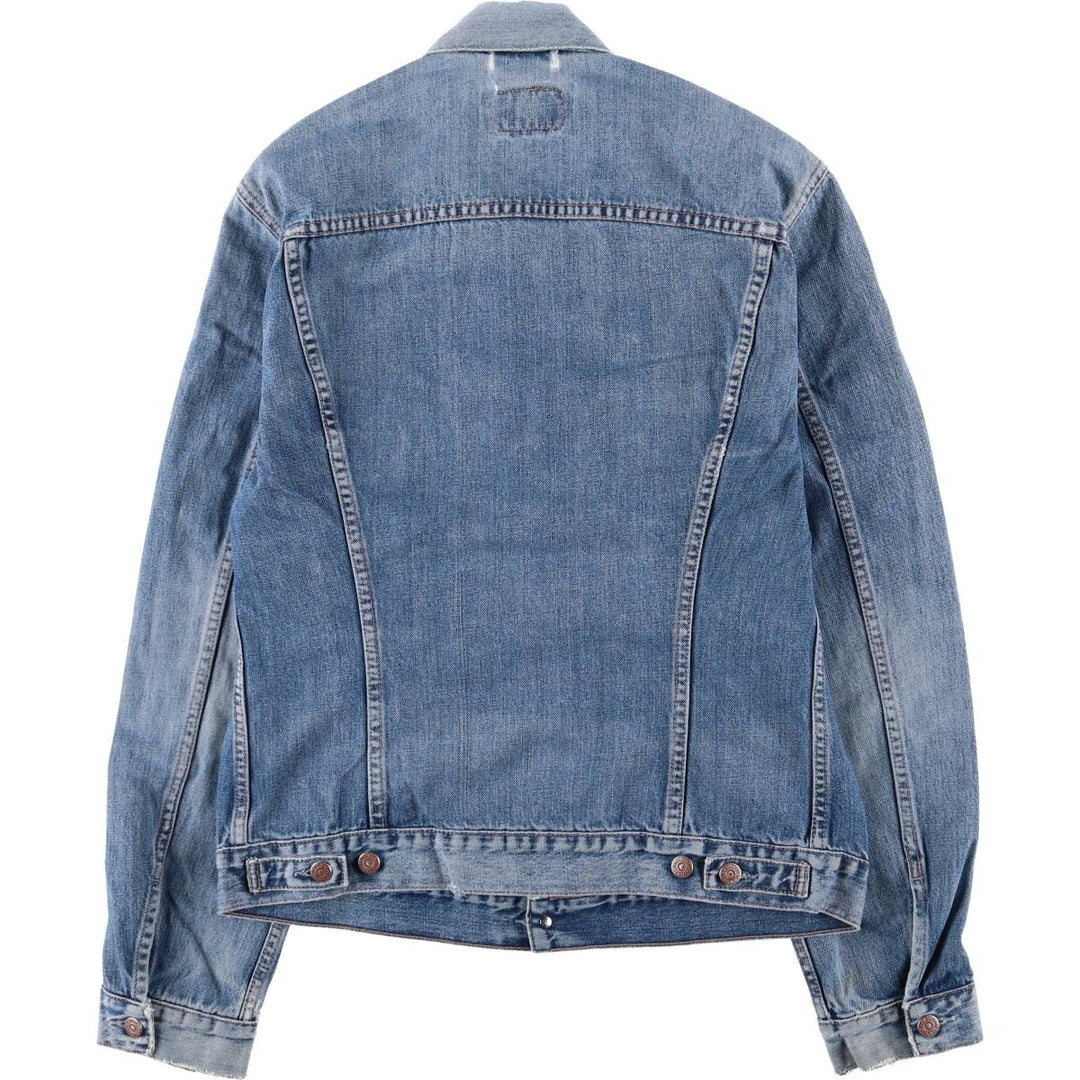 2000'S Levi's Euro Model Denim Jacket, Men's Size XL cotton blue type Vintage Second Hand