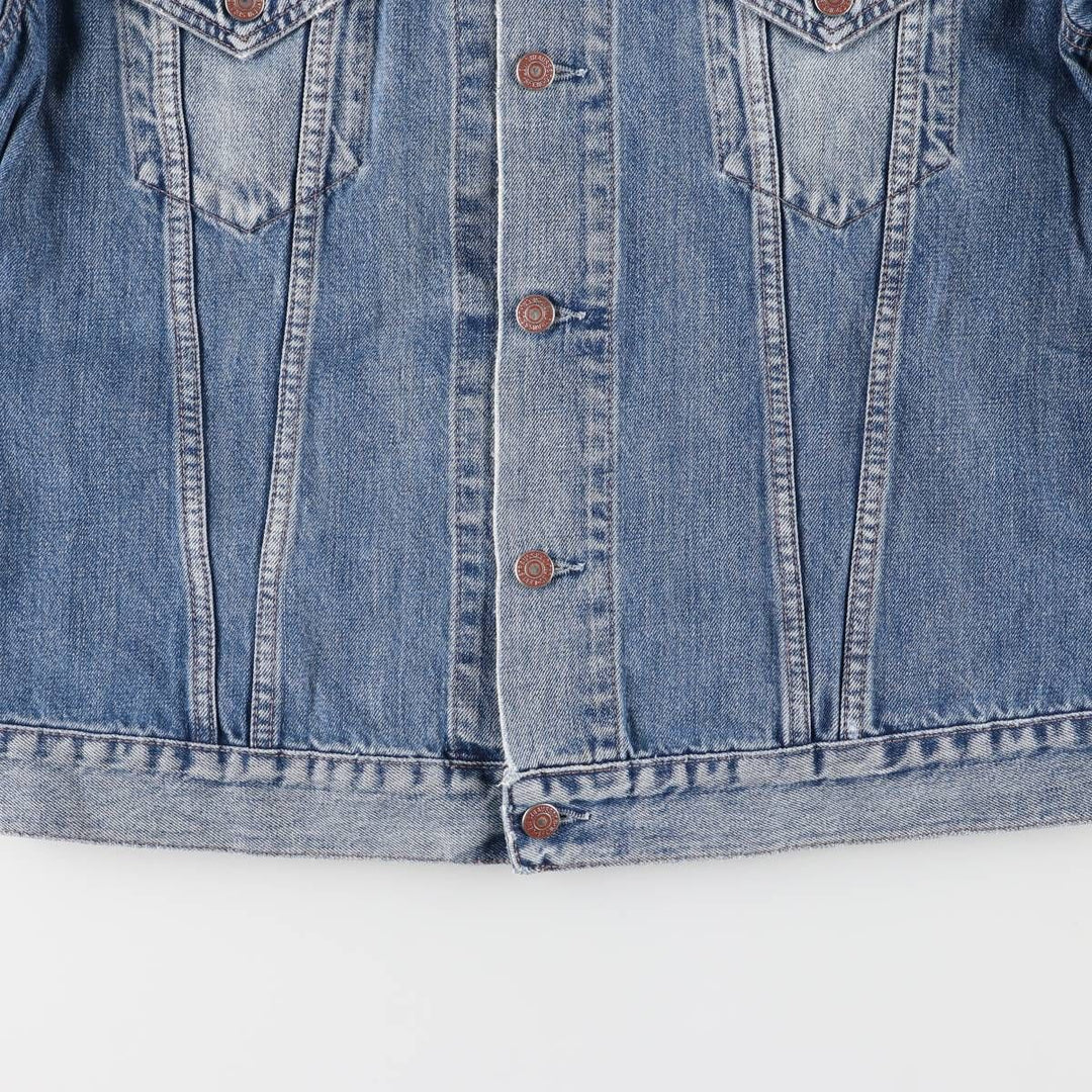 2000'S Levi's Euro Model Denim Jacket, Men's Size XL cotton blue type Vintage Second Hand