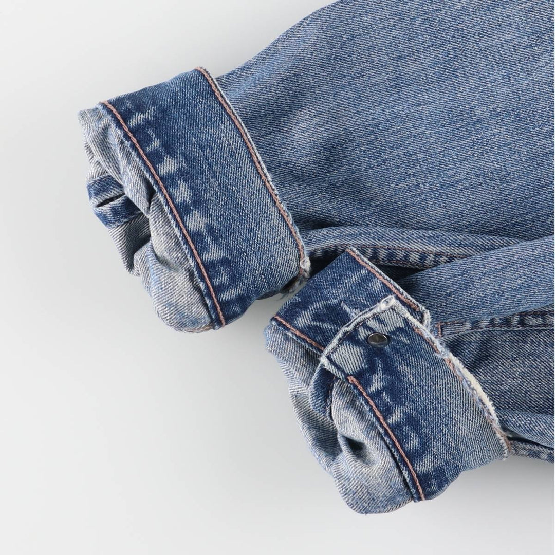 2000'S Levi's Euro Model Denim Jacket, Men's Size XL cotton blue type Vintage Second Hand