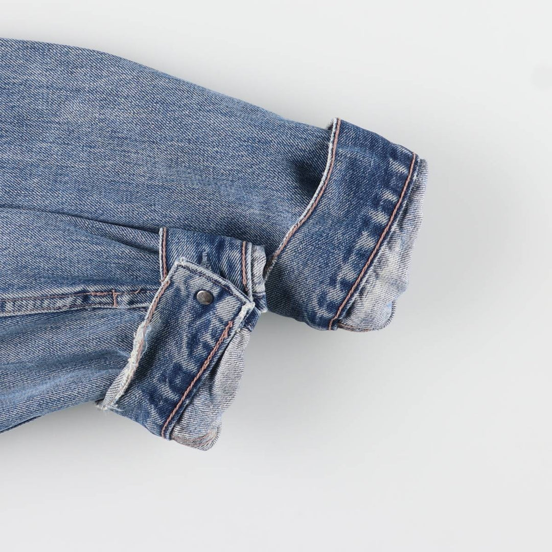 2000'S Levi's Euro Model Denim Jacket, Men's Size XL cotton blue type Vintage Second Hand