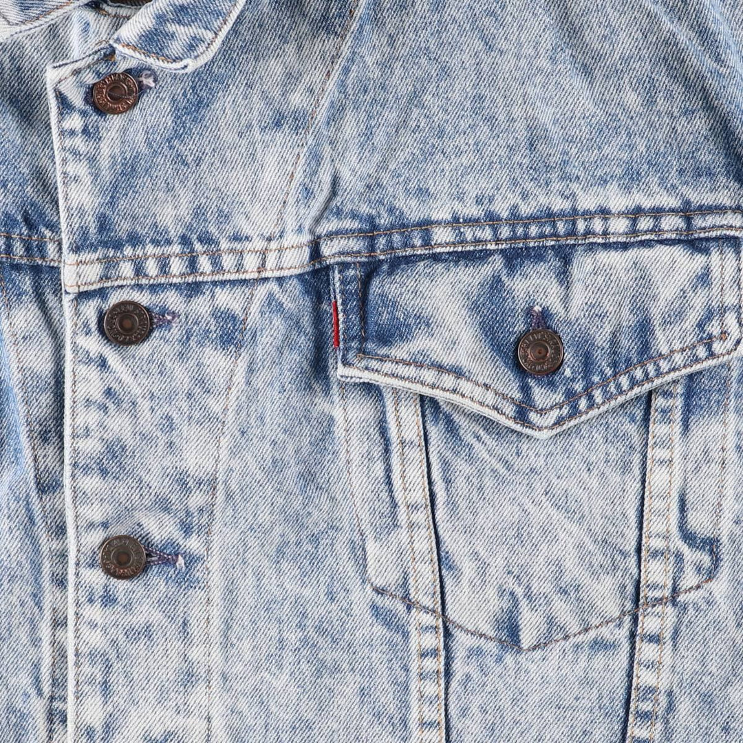 Levi's denim jacket, made in Canada, men's size L cotton blue type Vintage Second Hand