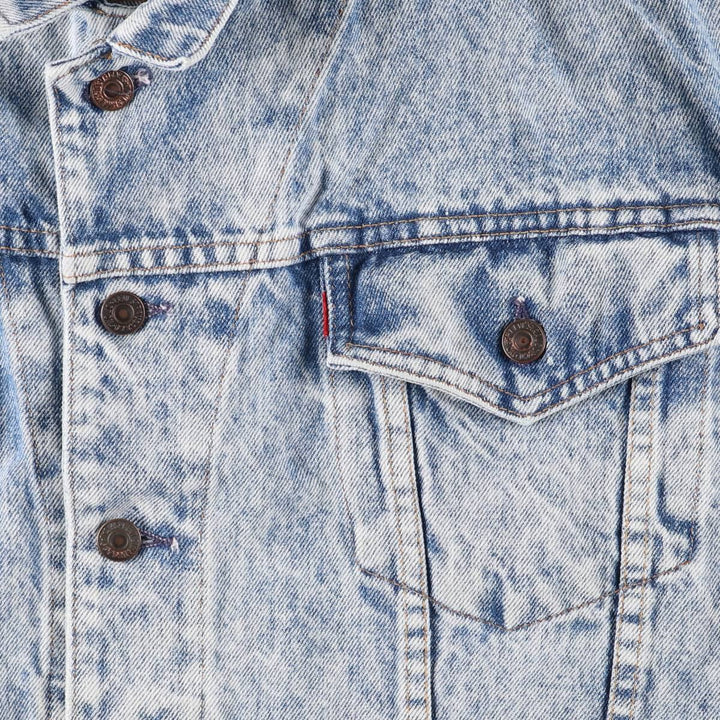 Levi's denim jacket, made in Canada, men's size L cotton blue type Vintage Second Hand